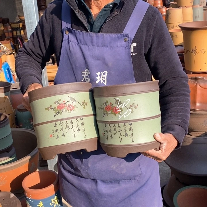 紫砂花盆紫砂花盆