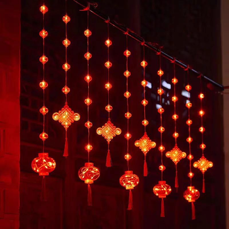 2026年新款中国结升级款窗帘灯家用房间阳台