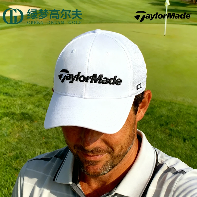 TaylorMade泰勒梅高尔夫球帽Qi35男女士运动有顶遮阳golf鸭舌帽子