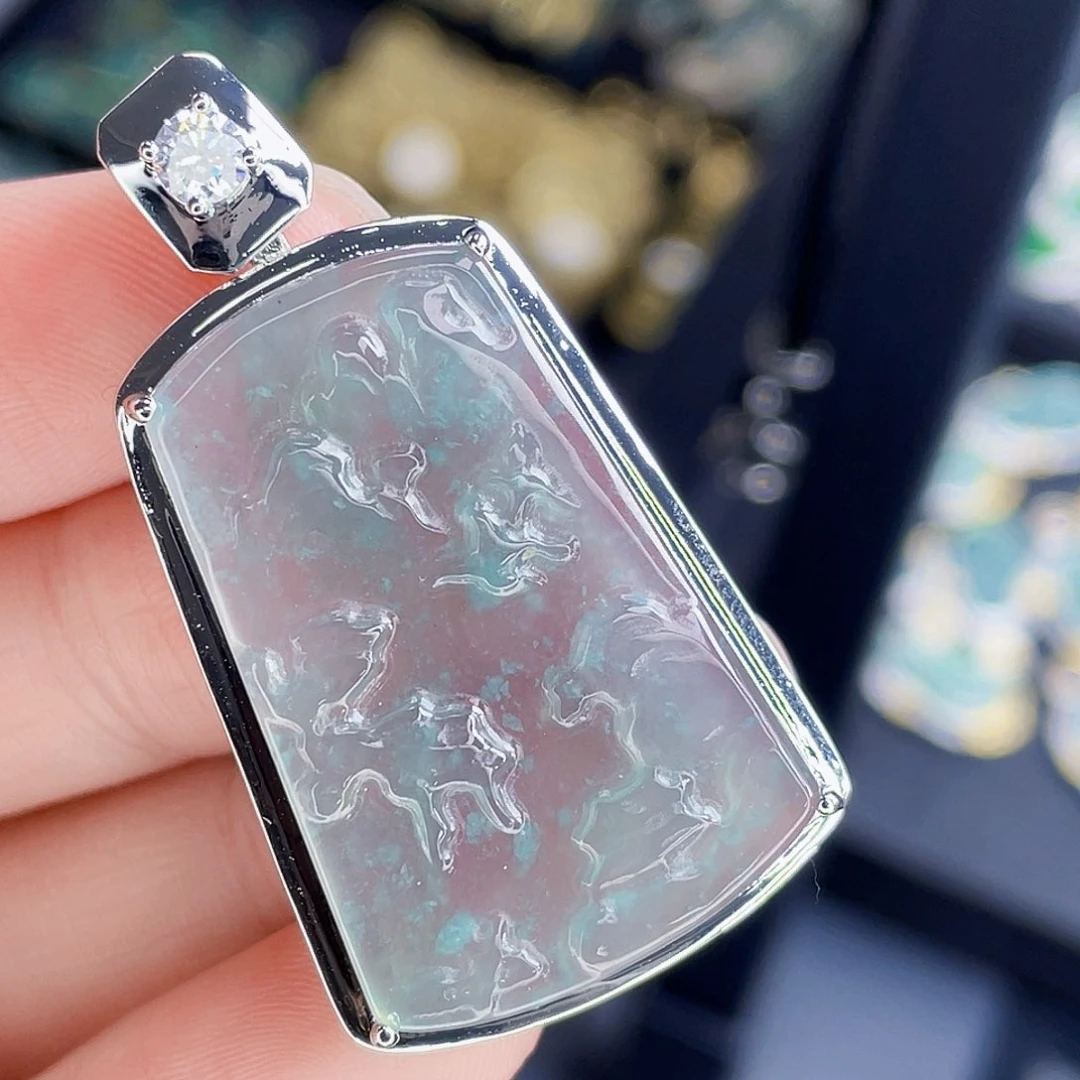 翡翠吊坠(不含链)未镶嵌