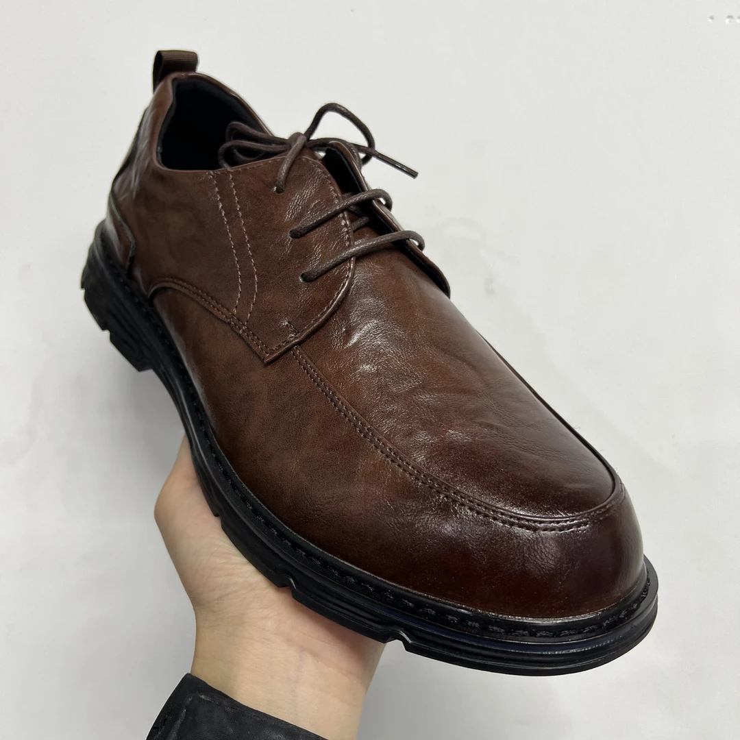 Z0502断码真皮男鞋（样鞋稍有磨损轻微瑕疵介意勿拍！）