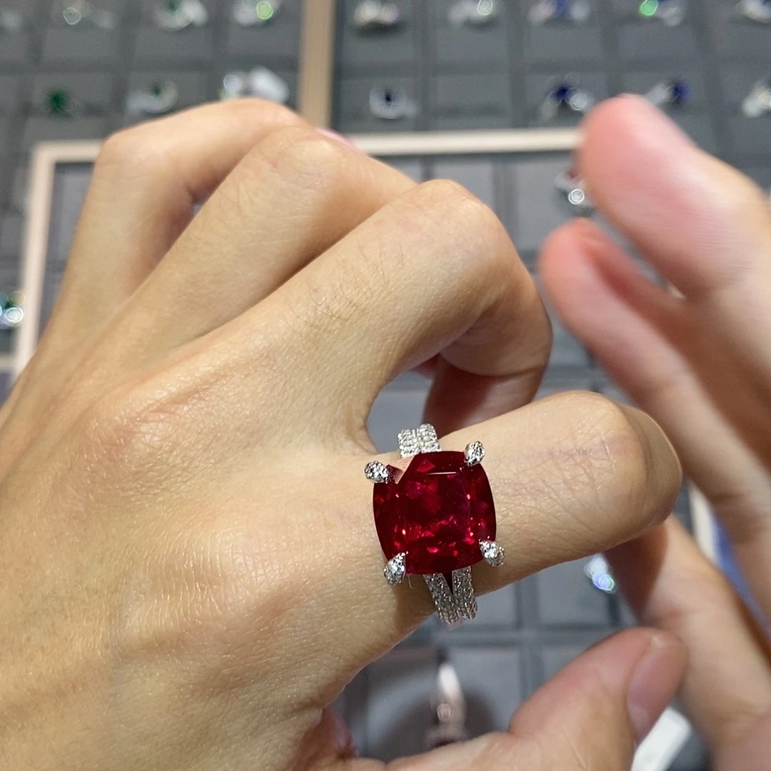 陌***莉925银培育彩宝首饰