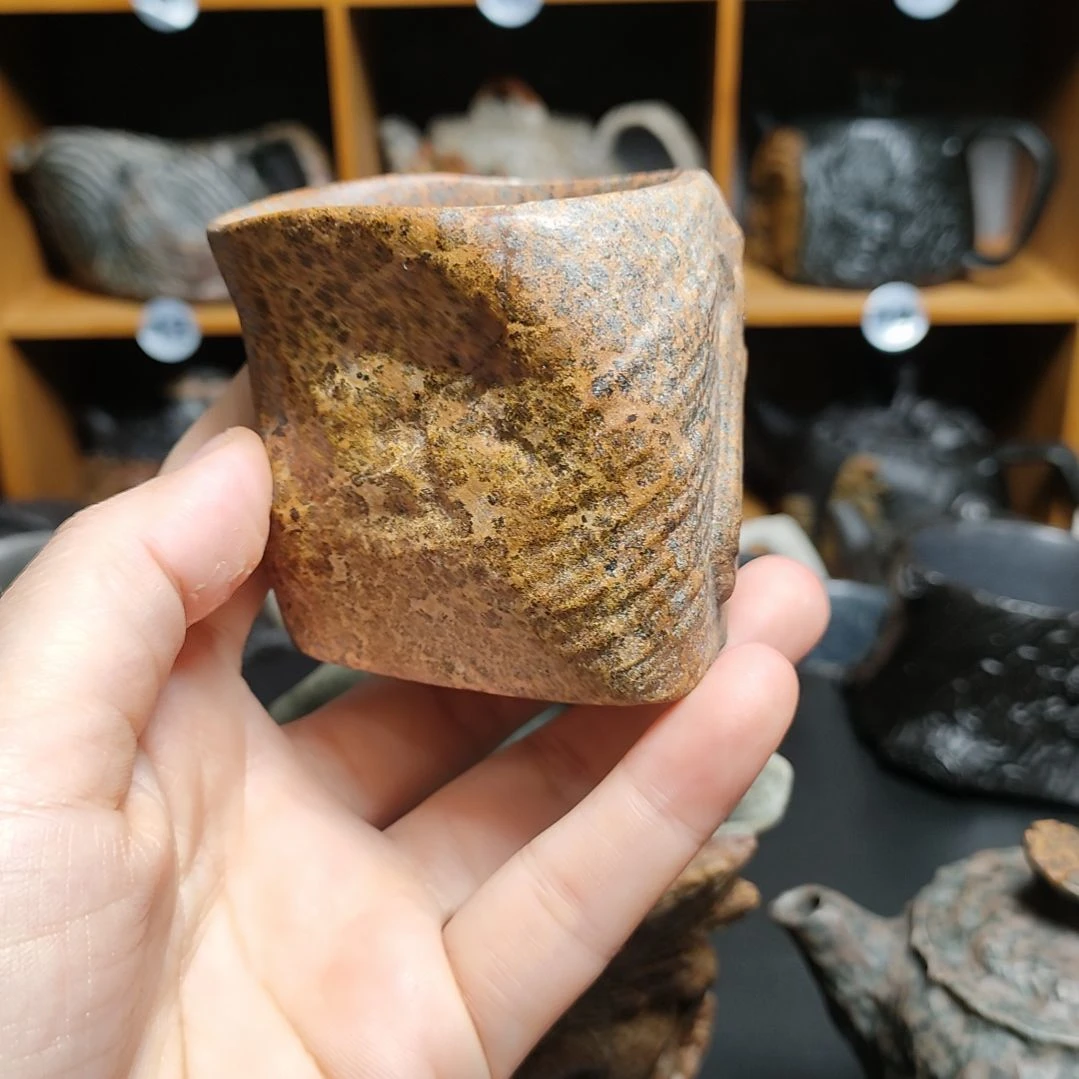 紫砂茶壶常****琼一马当先冰碛岩