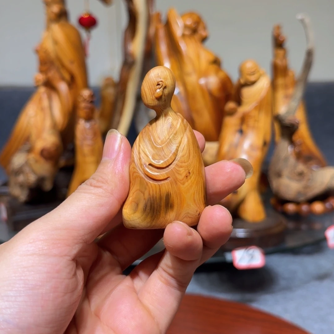 柏木崖柏手把件摆件