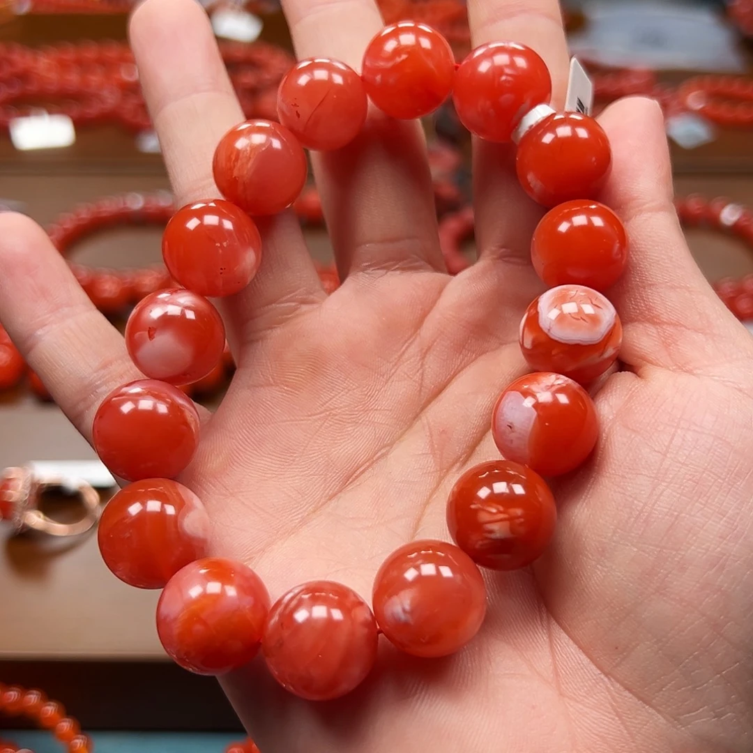 南红玛瑙未镶嵌手串