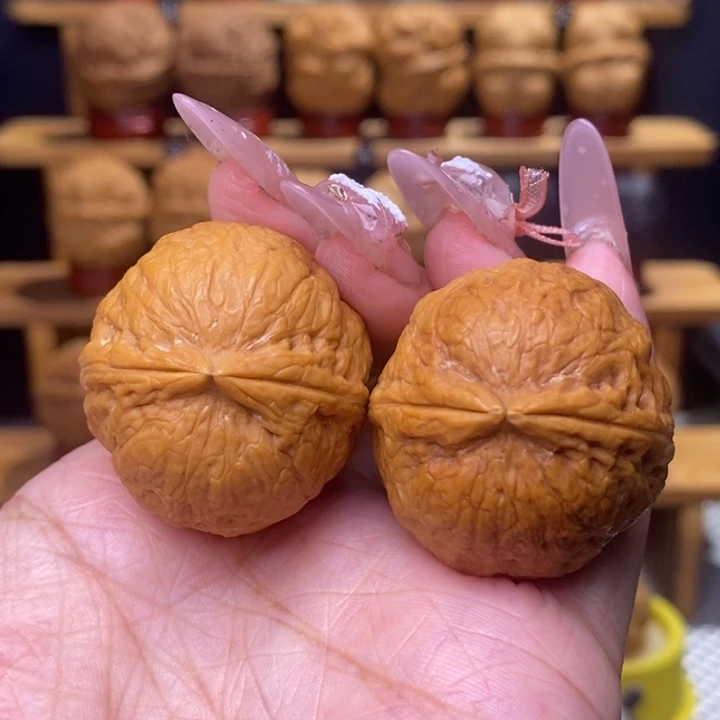 把件文玩核桃胖头陀11号35尺