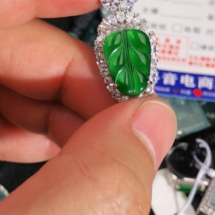 翡翠颈饰未镶嵌4，
