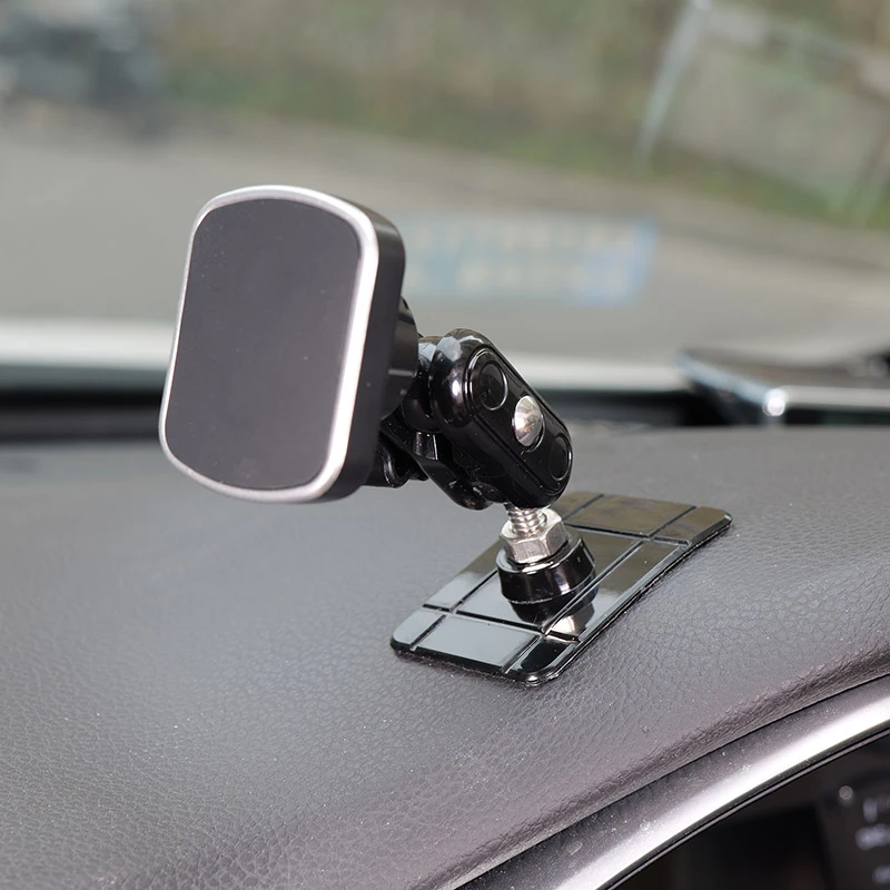 曲面仪表台黏贴式车载手机支架强磁吸附稳固导航大屏磁吸式横竖屏