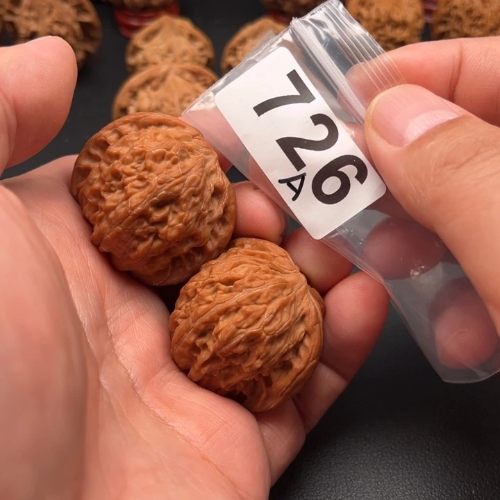 三***寶桃核把件磨盘40个