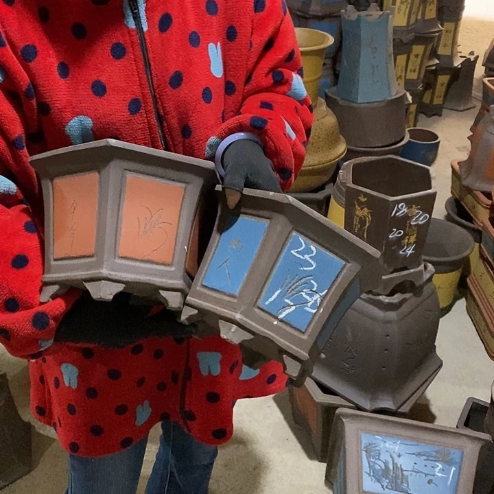 紫砂花盆紫砂花盆