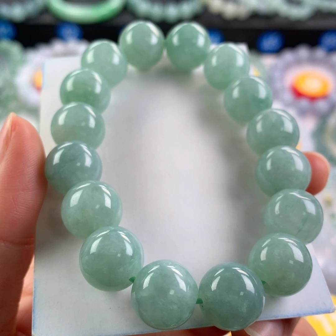 翡翠未镶嵌手链卡13