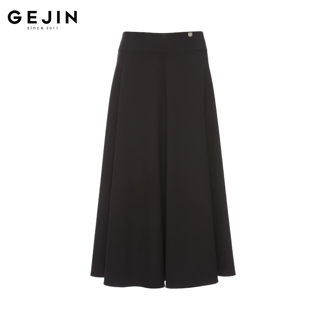 GEJIN/歌锦2025早春新款轻奢时尚气质六片式拼接散摆裙9122510041