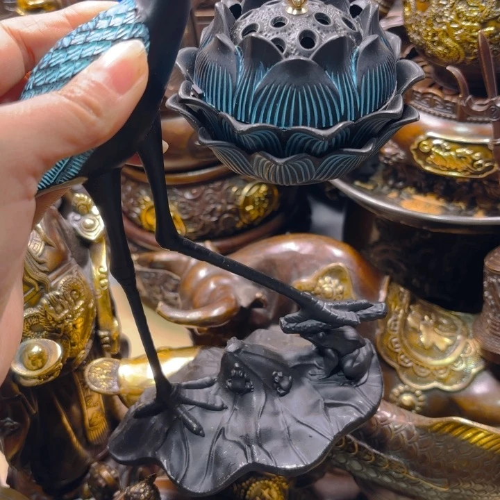 铜器摆件收收藏藏