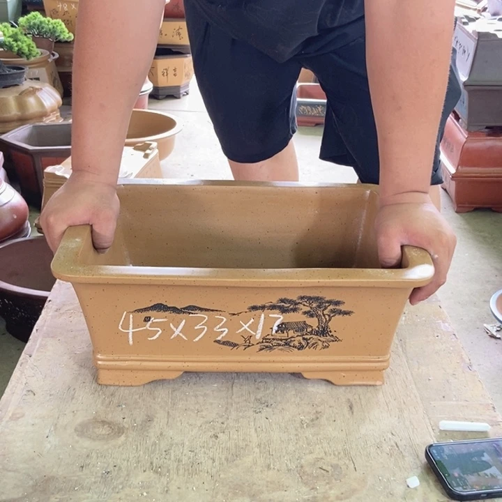 紫砂花盆紫砂紫砂