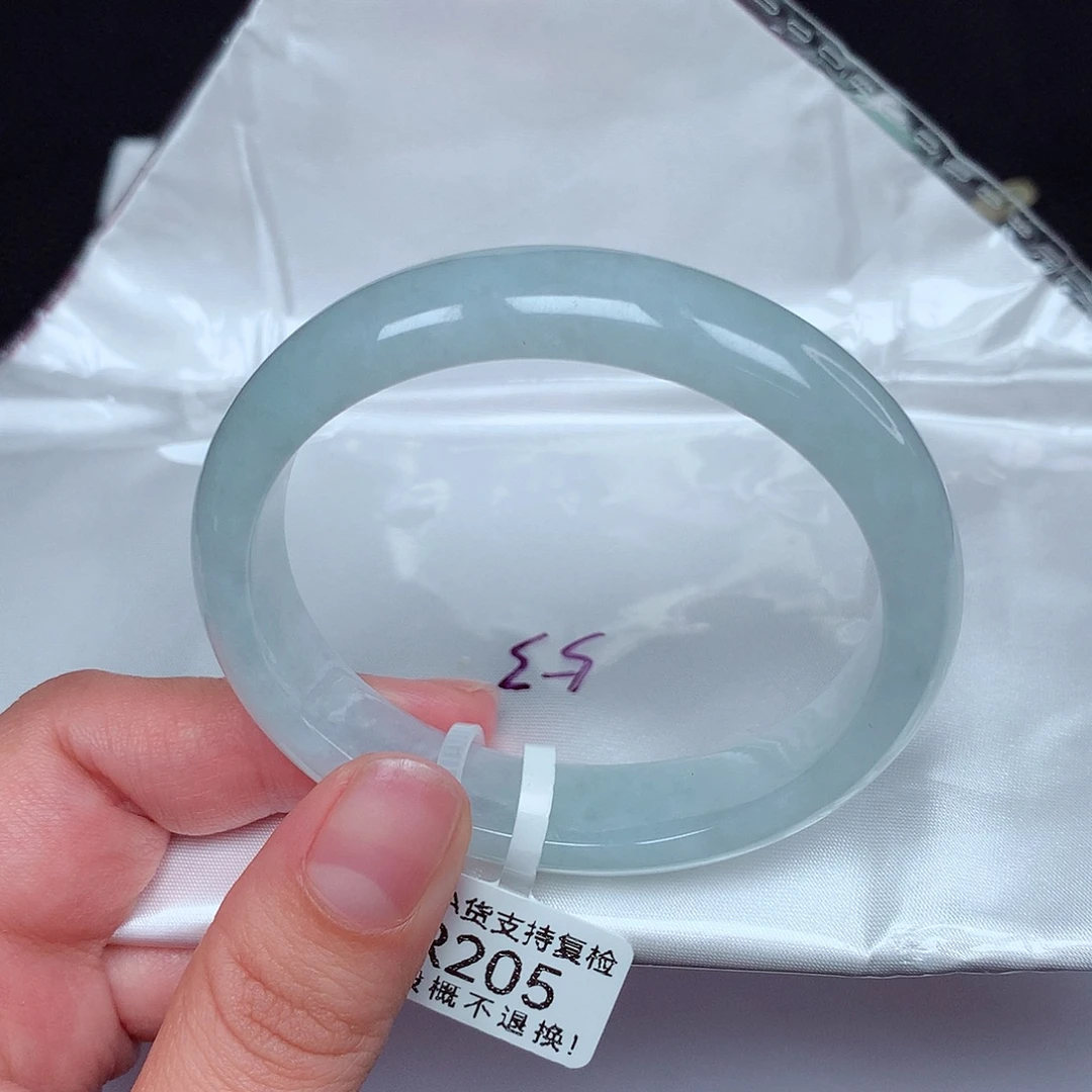 翡翠未镶嵌手镯（贵妃镯）贵妃53