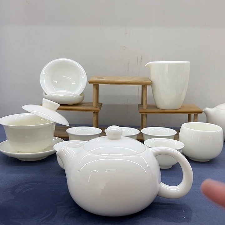 德化白瓷300毫升大壶套装