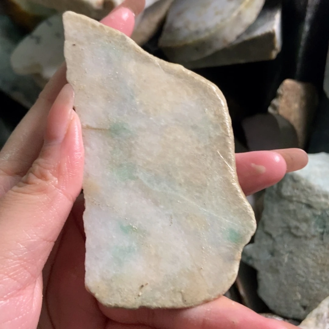 翡翠未镶嵌挂件天然翡翠