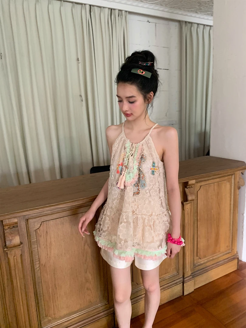 Lizy李子怡【全是手工货期超慢】第一批卖完下架第二批到再上架吊带