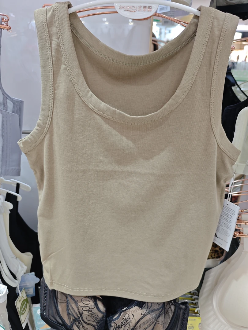纯色打底背心中长款女外穿2025年夏季百搭显瘦修身圆领无袖