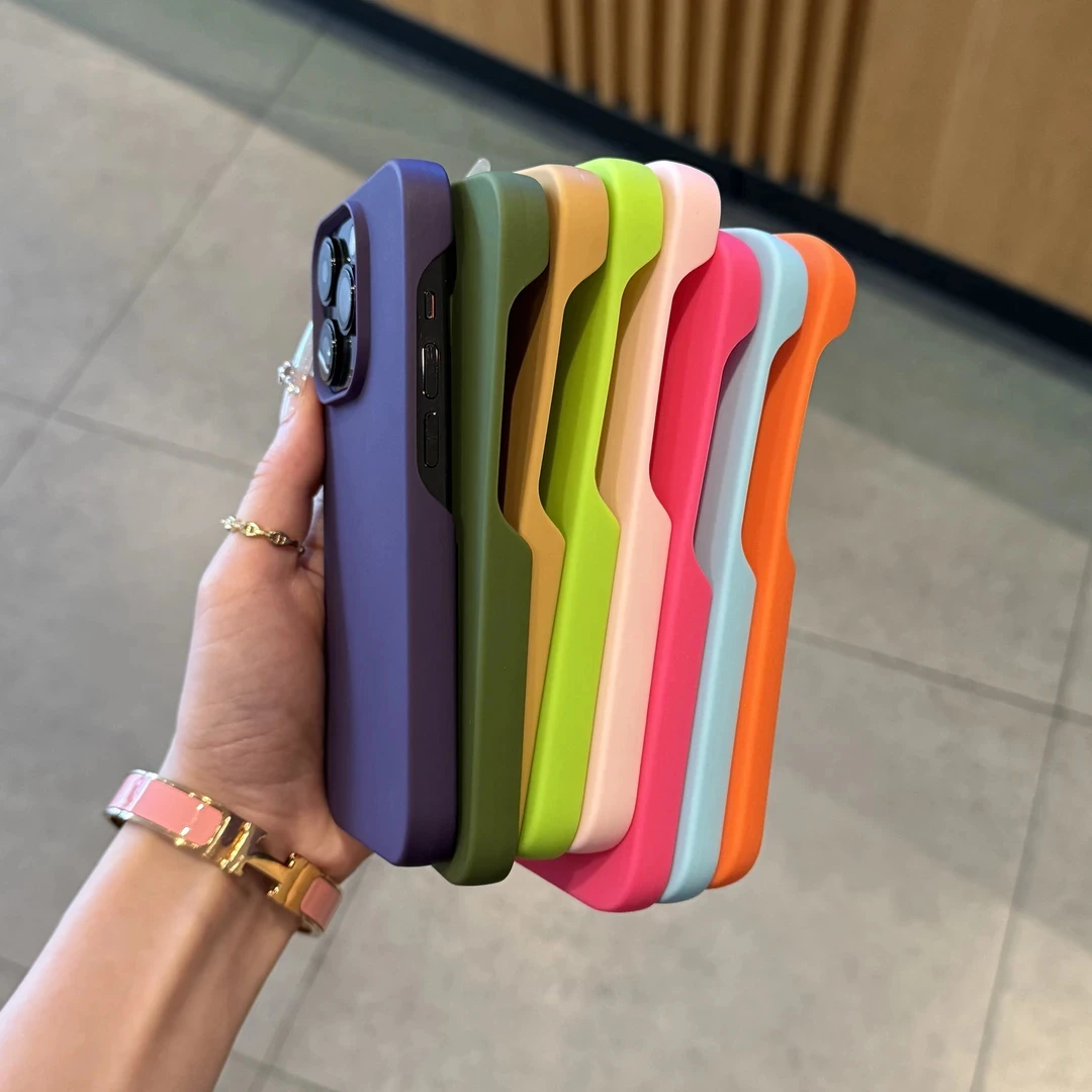奥菲顿纯色半包适用iPhone15/16promax苹果14/13磨砂手机壳1211软