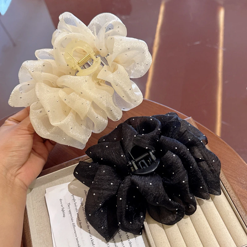 发夹法式鲨鱼夹简约网红夹子边夹ins女抓夹日韩