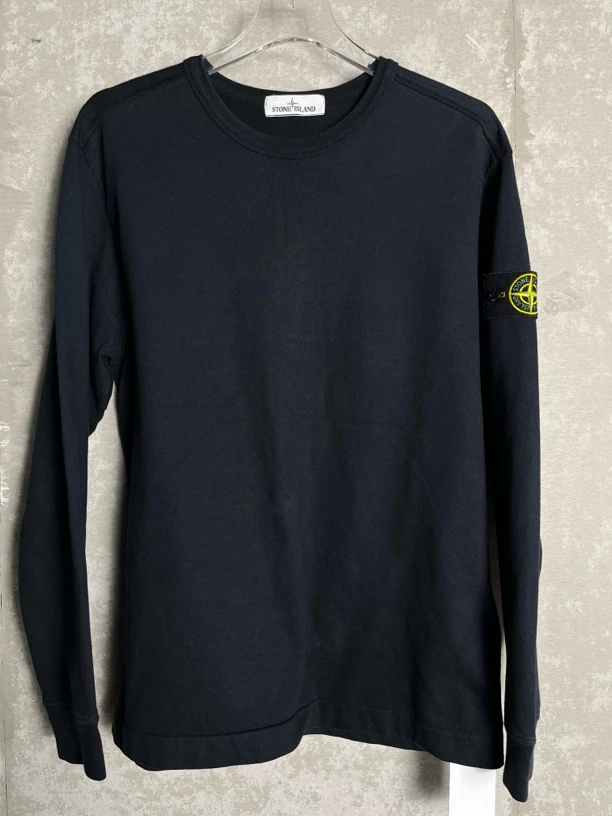 未使用 STONE ISLAND L*1/Stone Island石头岛黑色袖标卫衣/09074