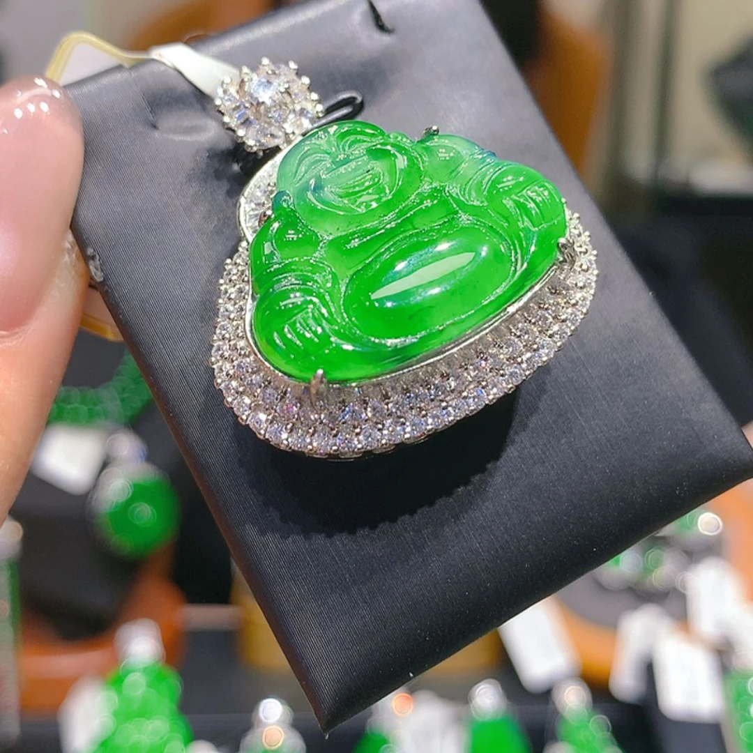 【闪购商品】翡翠未镶嵌颈饰4柒姐