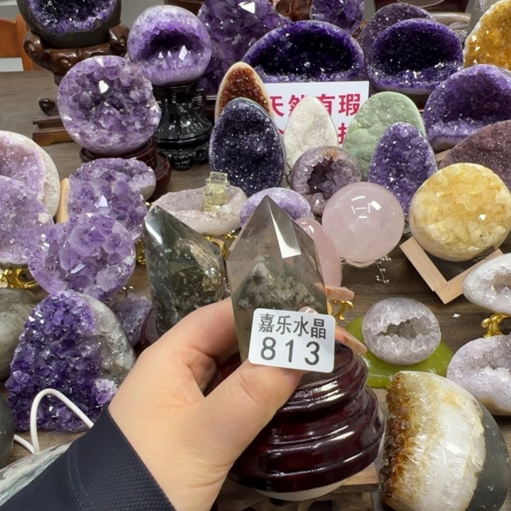 水晶摆件未镶嵌水晶筱*籽813