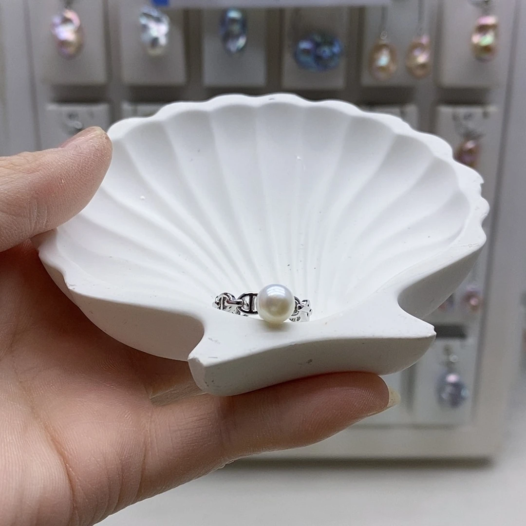 颈饰合金淡水珍珠