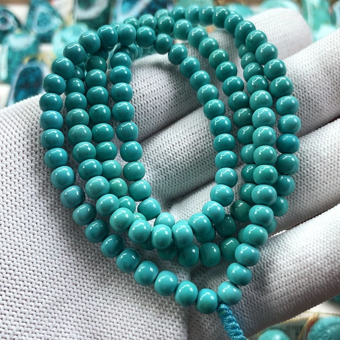 绿松石未镶嵌车挂