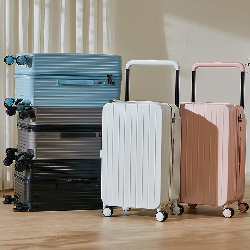 【直播专享】宽拉杆行李箱结实拉杆箱旅行箱学生三七开登机箱多功能