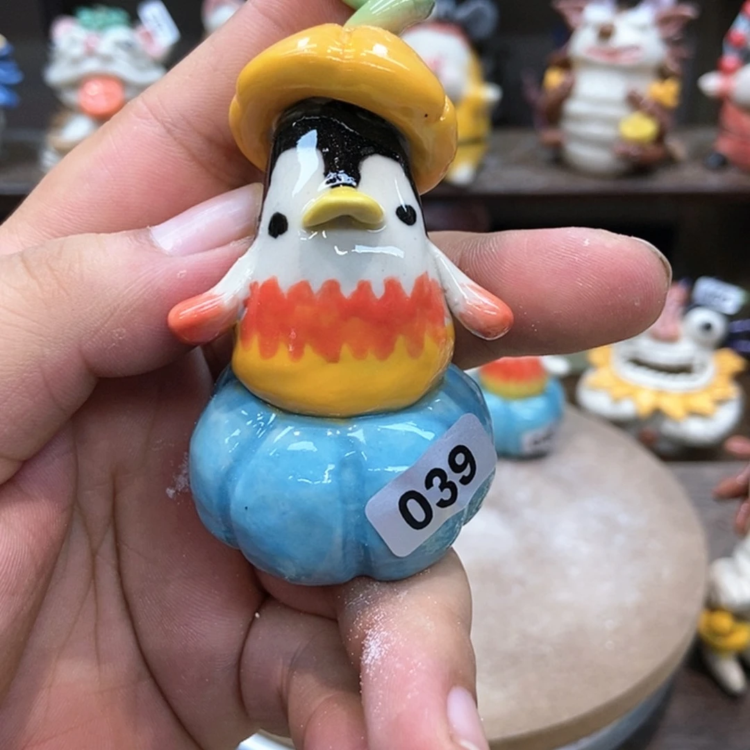 摆件直播间手工陶瓷摆件039