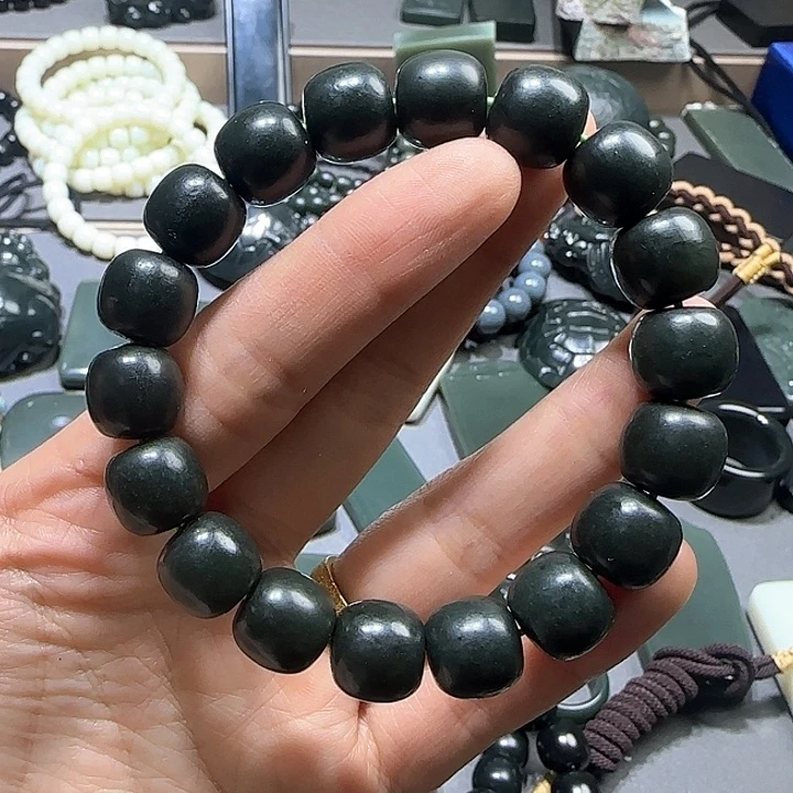 未镶嵌手串和田玉（青玉）