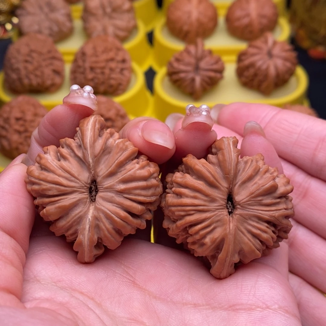 吊坠文玩核桃小*宇四座楼41尺头茬