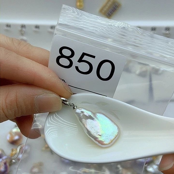 淡水珍珠颈饰银S925镶嵌