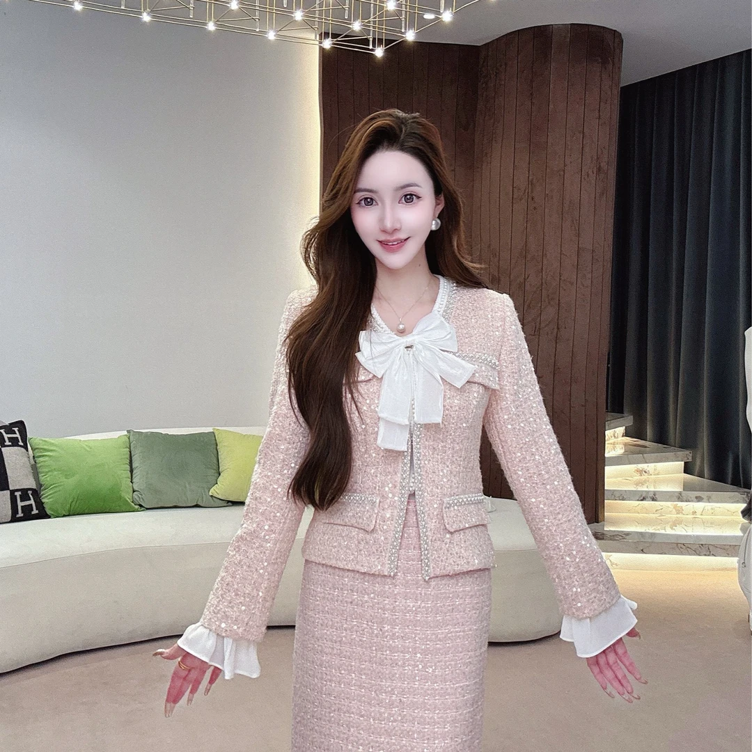 【MIA.G】【浪漫宣言】重工修身小香风上衣  QQ624