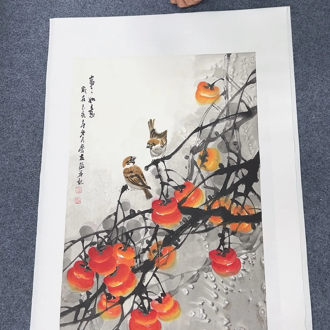 国画国画作品纯手绘作品