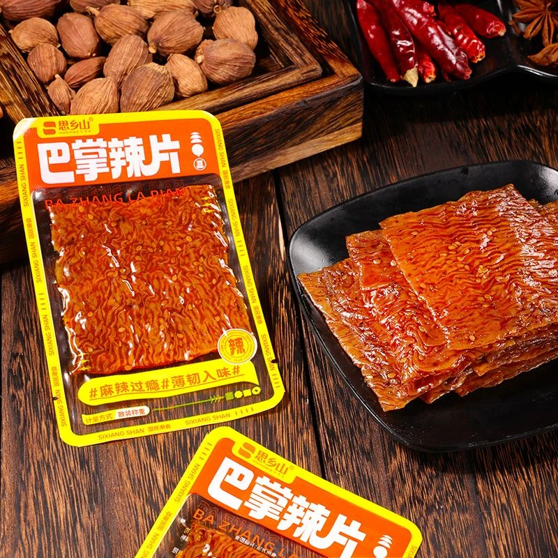 思乡山巴掌辣片包老式大辣片儿时手撕麻辣豆皮辣条豆干麻辣零食