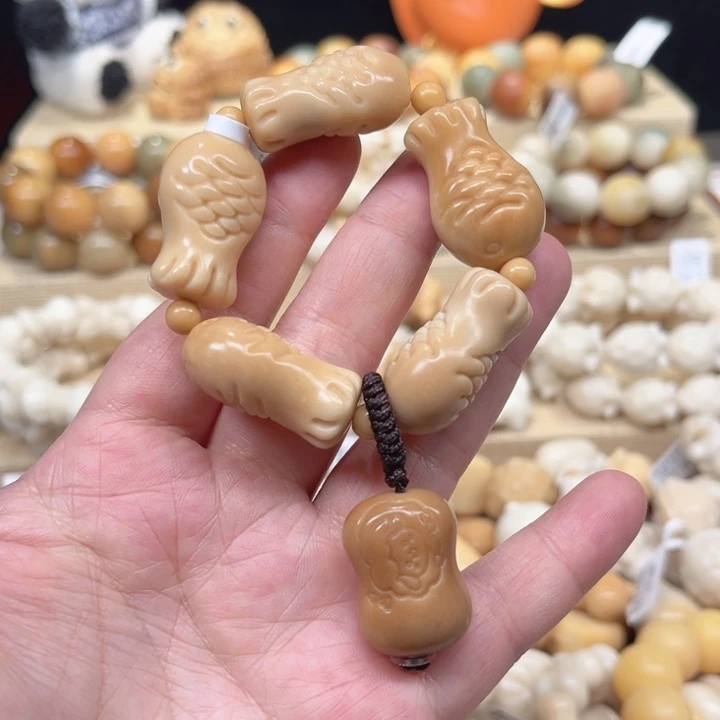 菩提根/象牙果手串鲷鱼烧手捻2-4-49