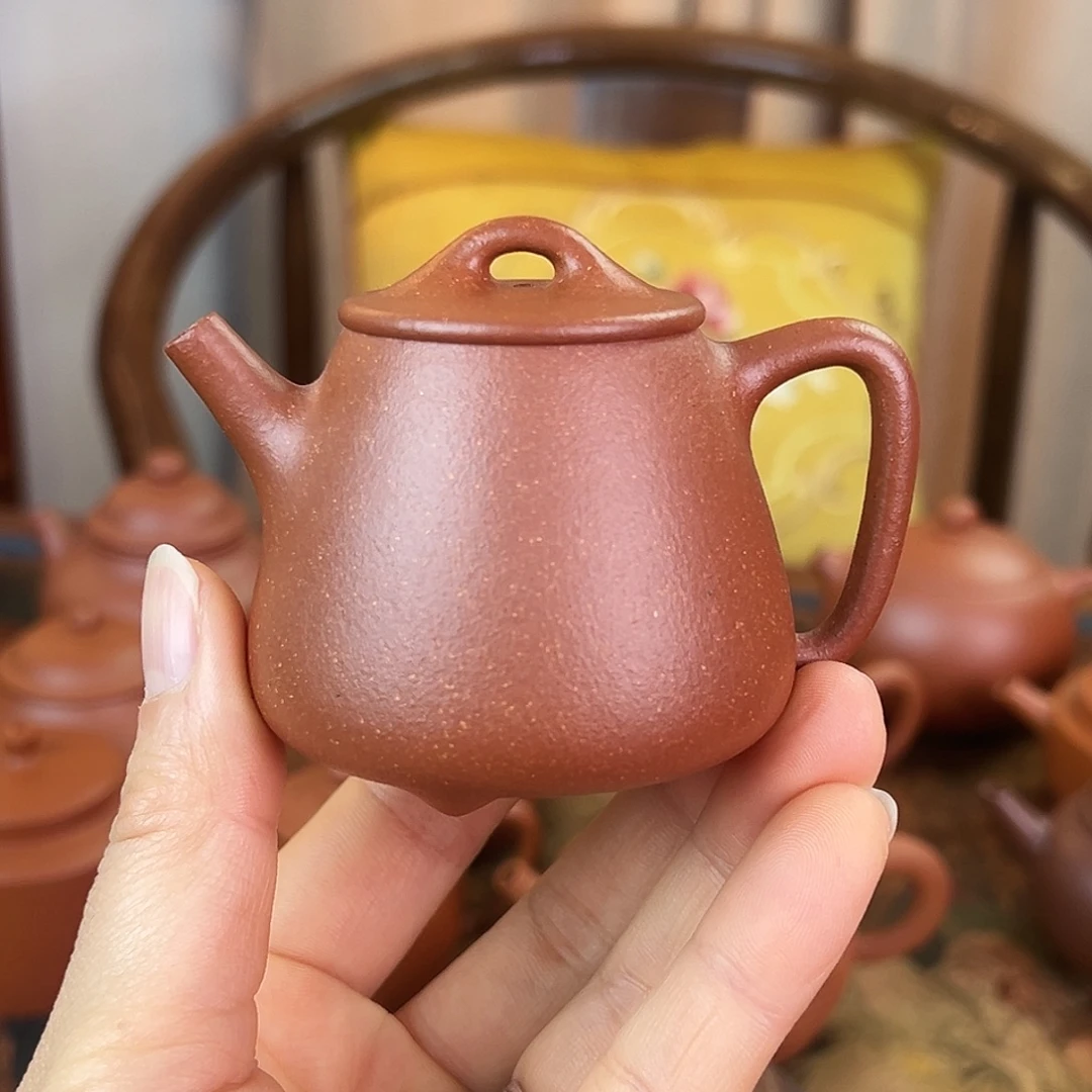 茶壶紫砂精品原矿 高石瓢 红降坡泥 100cc