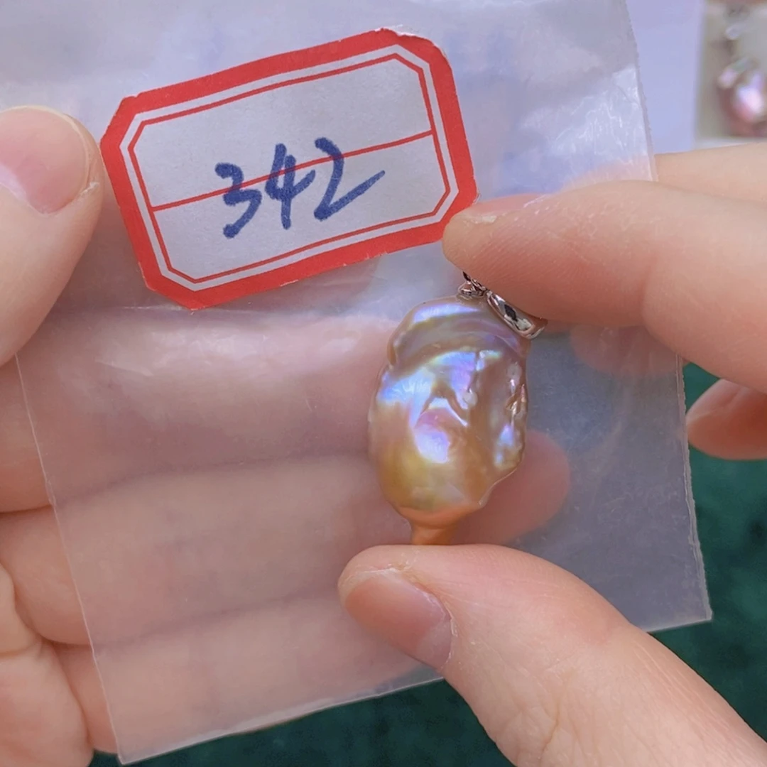 颈饰淡水珍珠银S925镶嵌