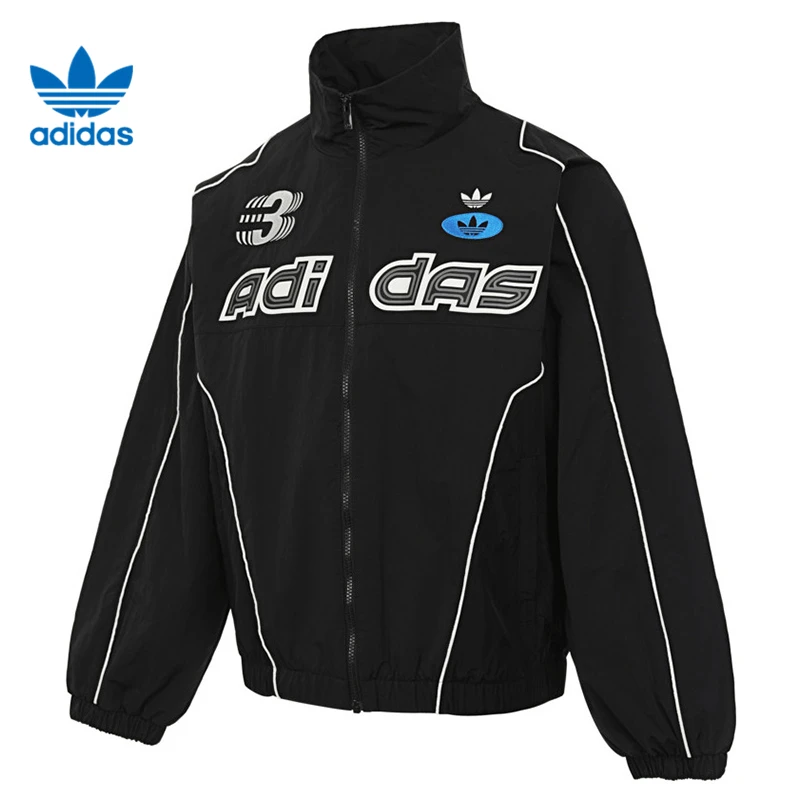 adidas阿迪达斯【大】三叶草男子运动休闲夹克外套JM8033