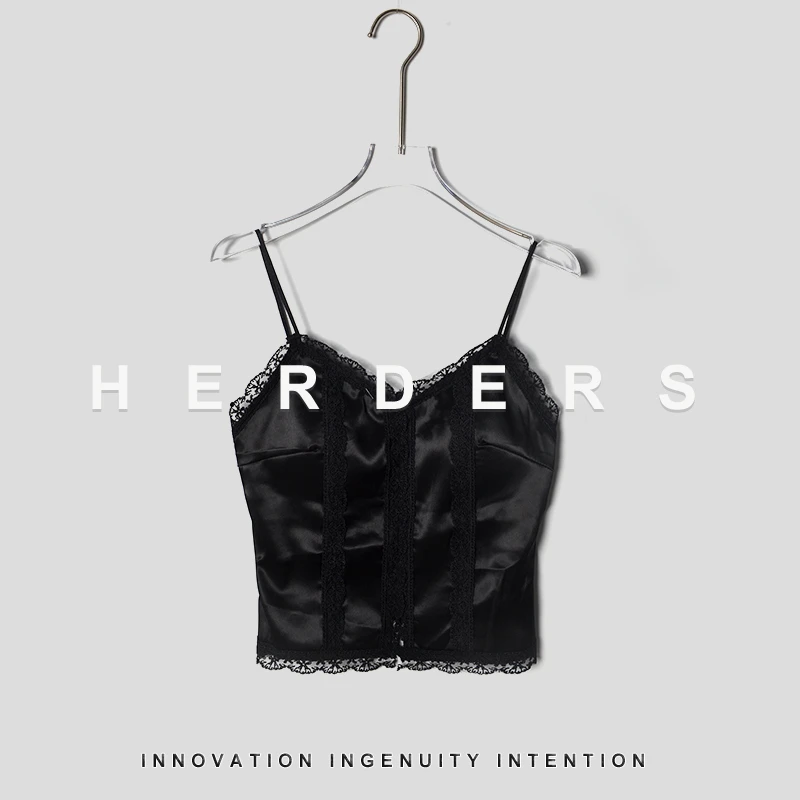 HERDERS 短款蕾丝边时尚美背 253008