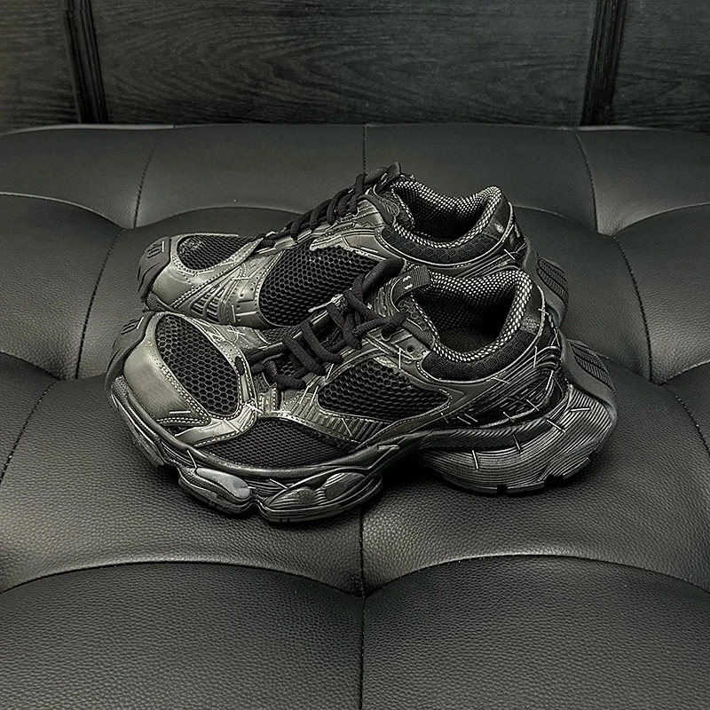 【拒绝一眼假】巴黎订书机老爹鞋男女款2025秋冬厚底增高休闲运动鞋