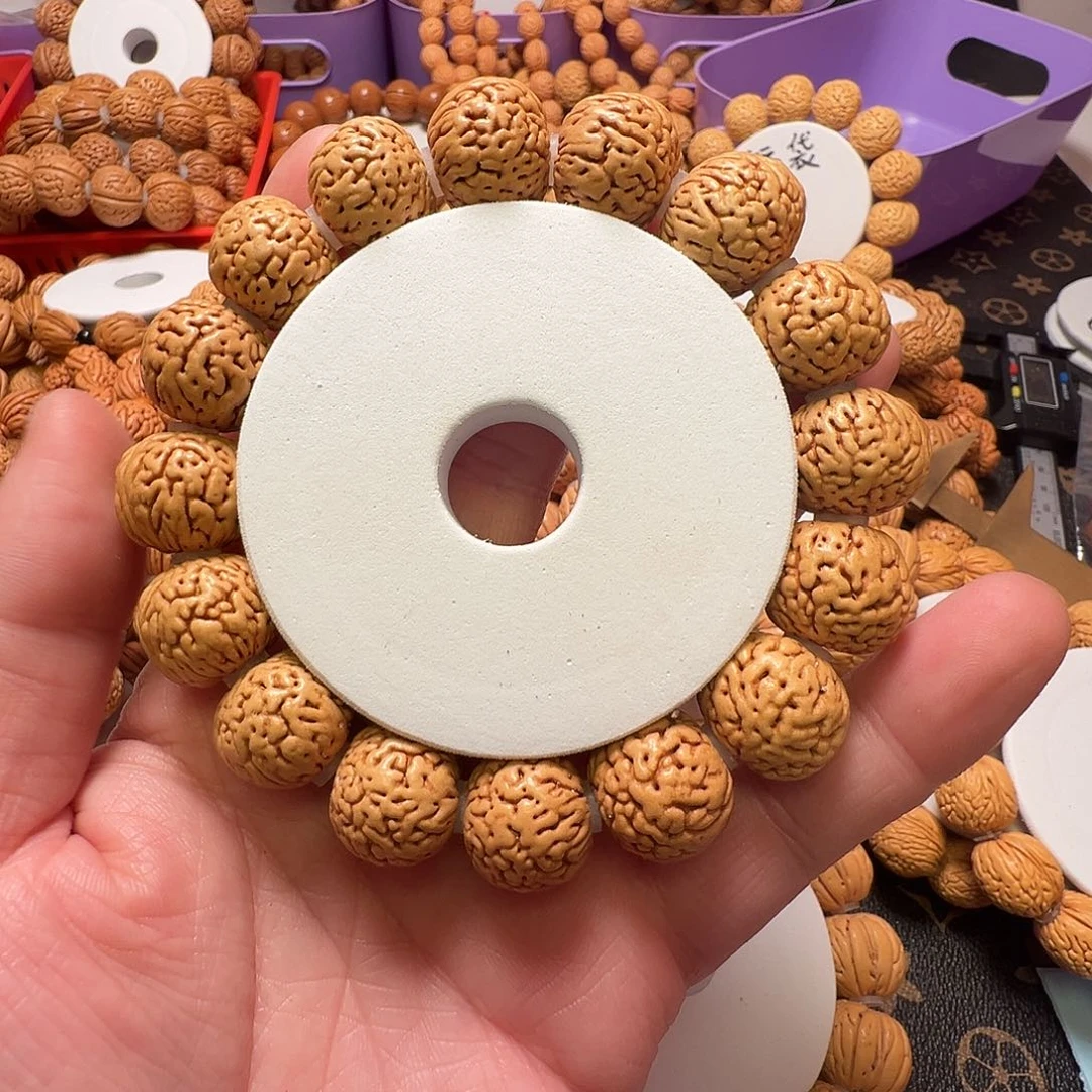 桃核吊坠苹果园手串18