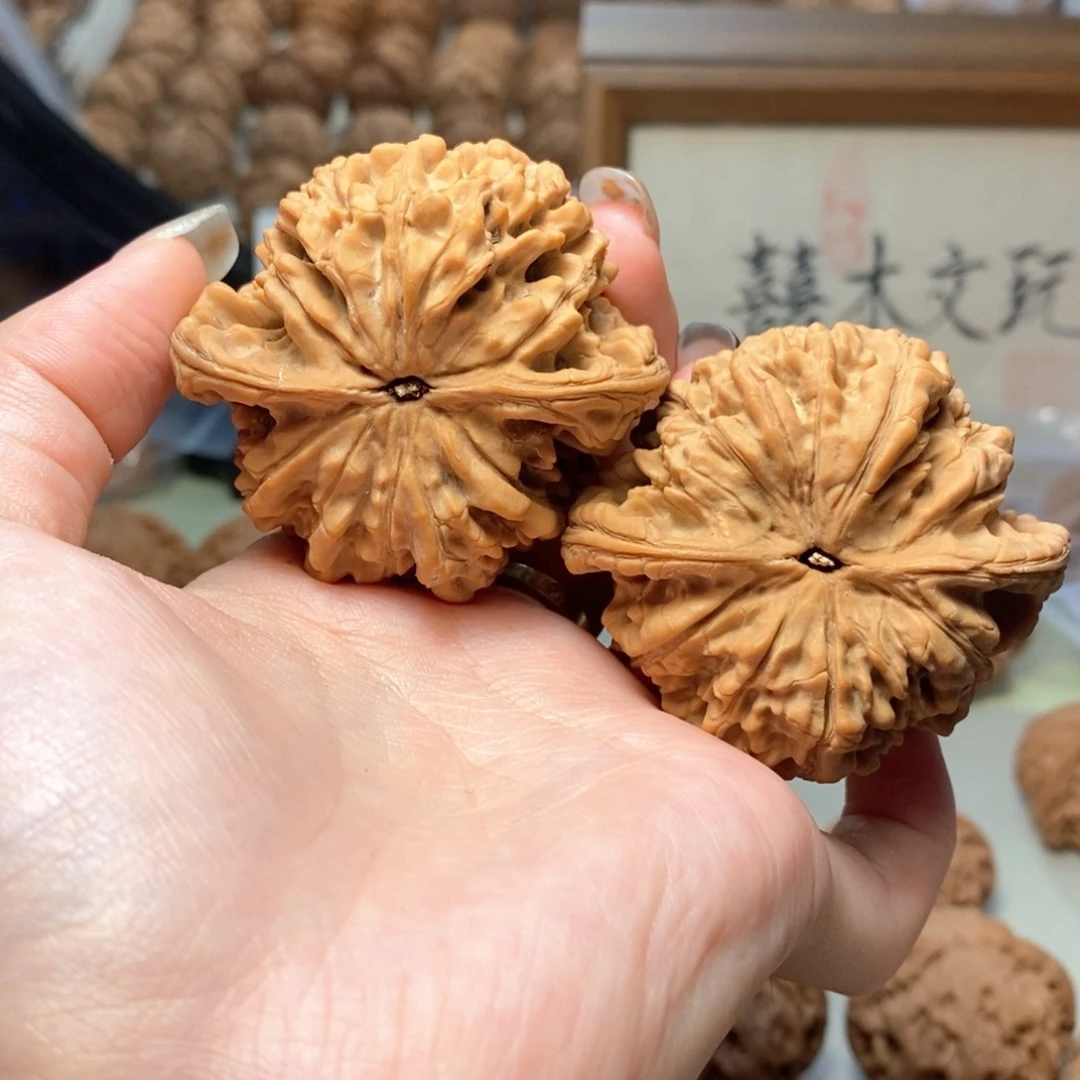 把件文玩核桃55官帽