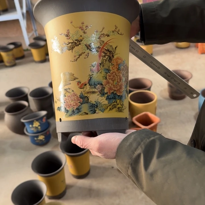 紫砂花盆紫砂花盆