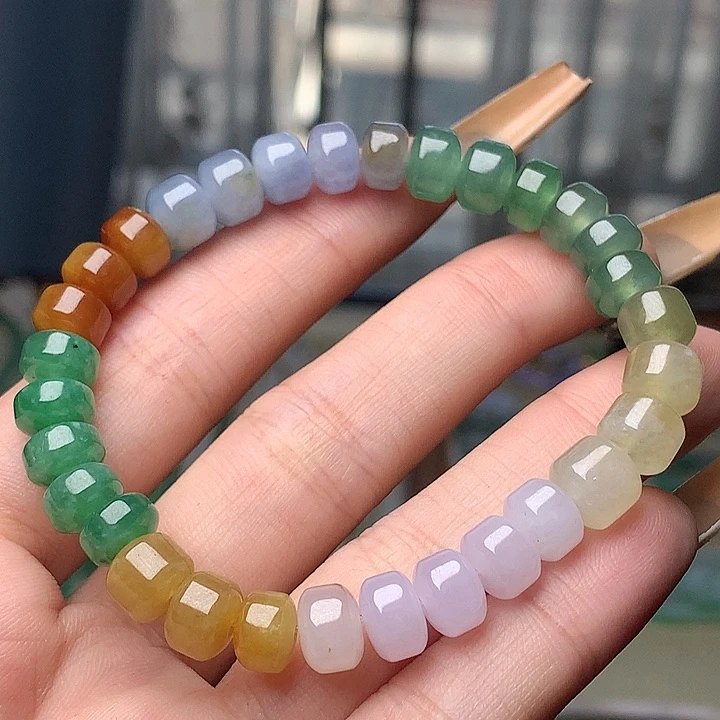 翡翠手链未镶嵌手串