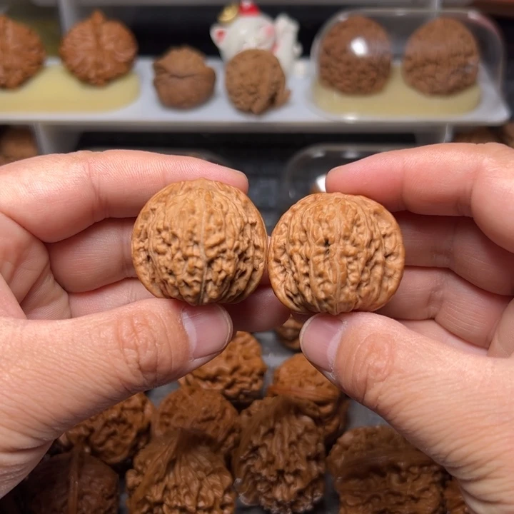 文玩核桃把件35全品四座楼