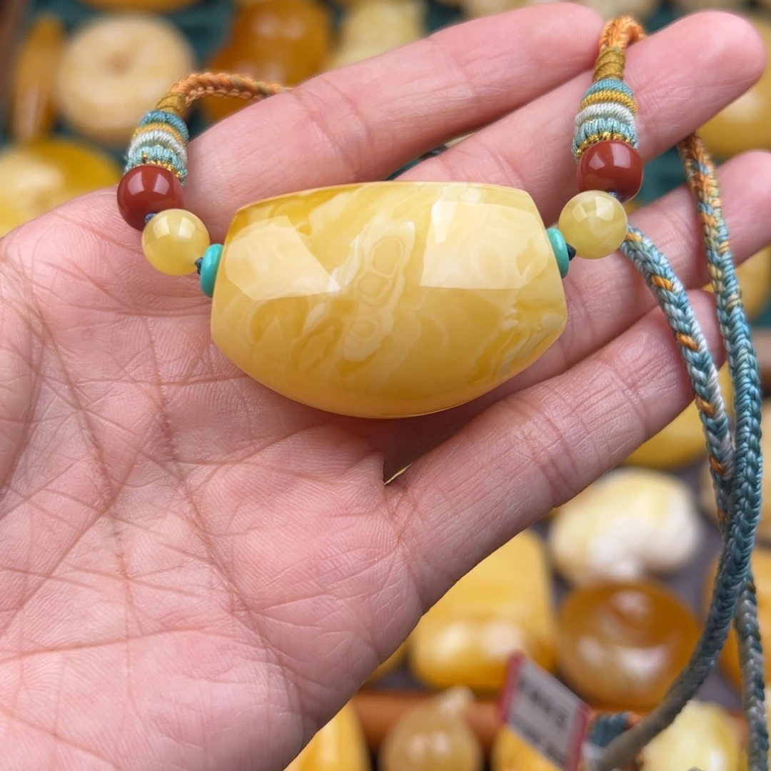 琥珀裸石未镶嵌纯天然琥珀蜜蜡无优化